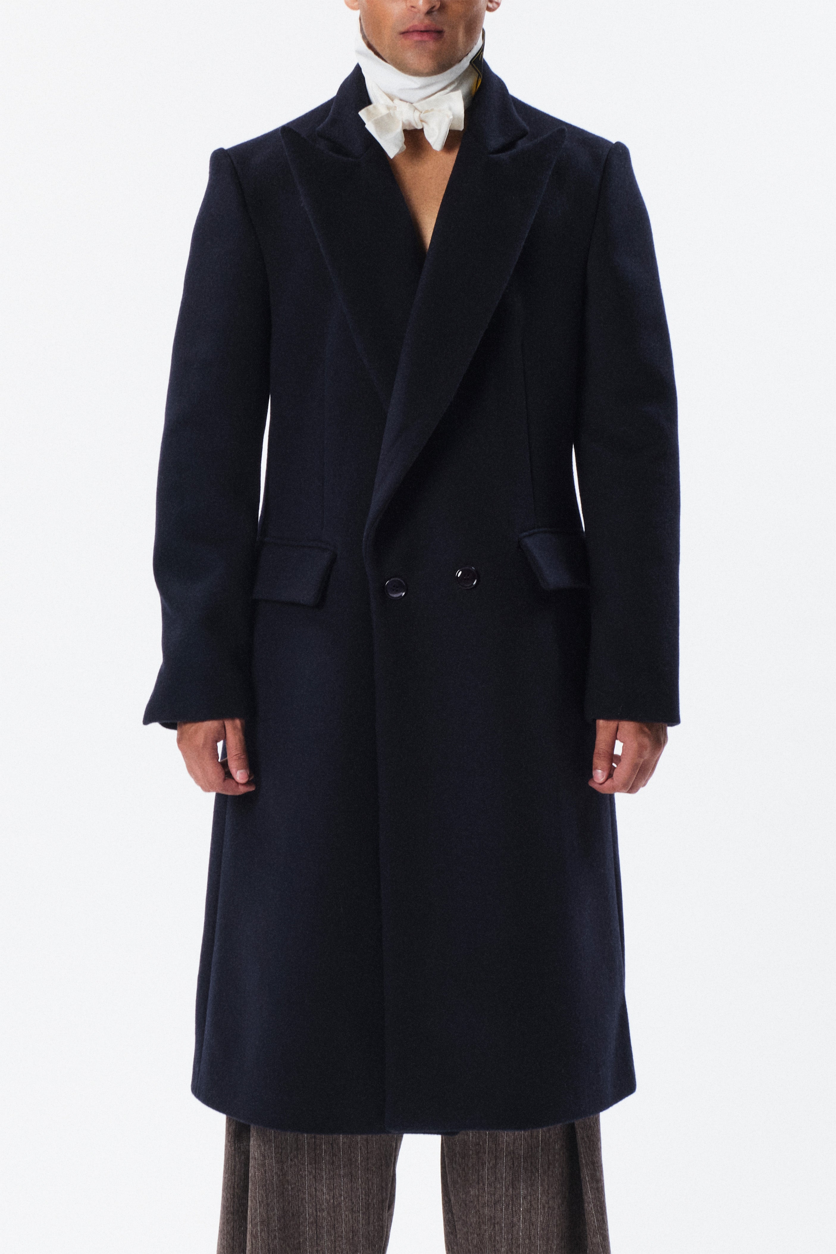 Cappotto Ludwig doppiopetto blu