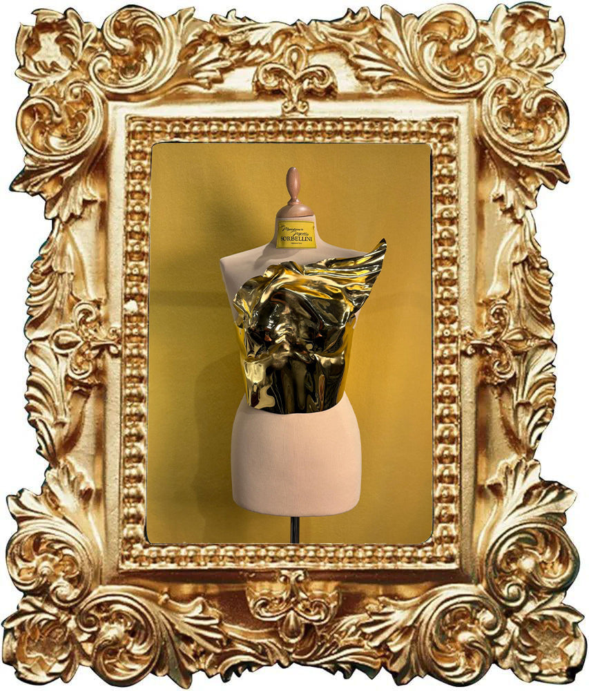 Bustier termoplastico oro