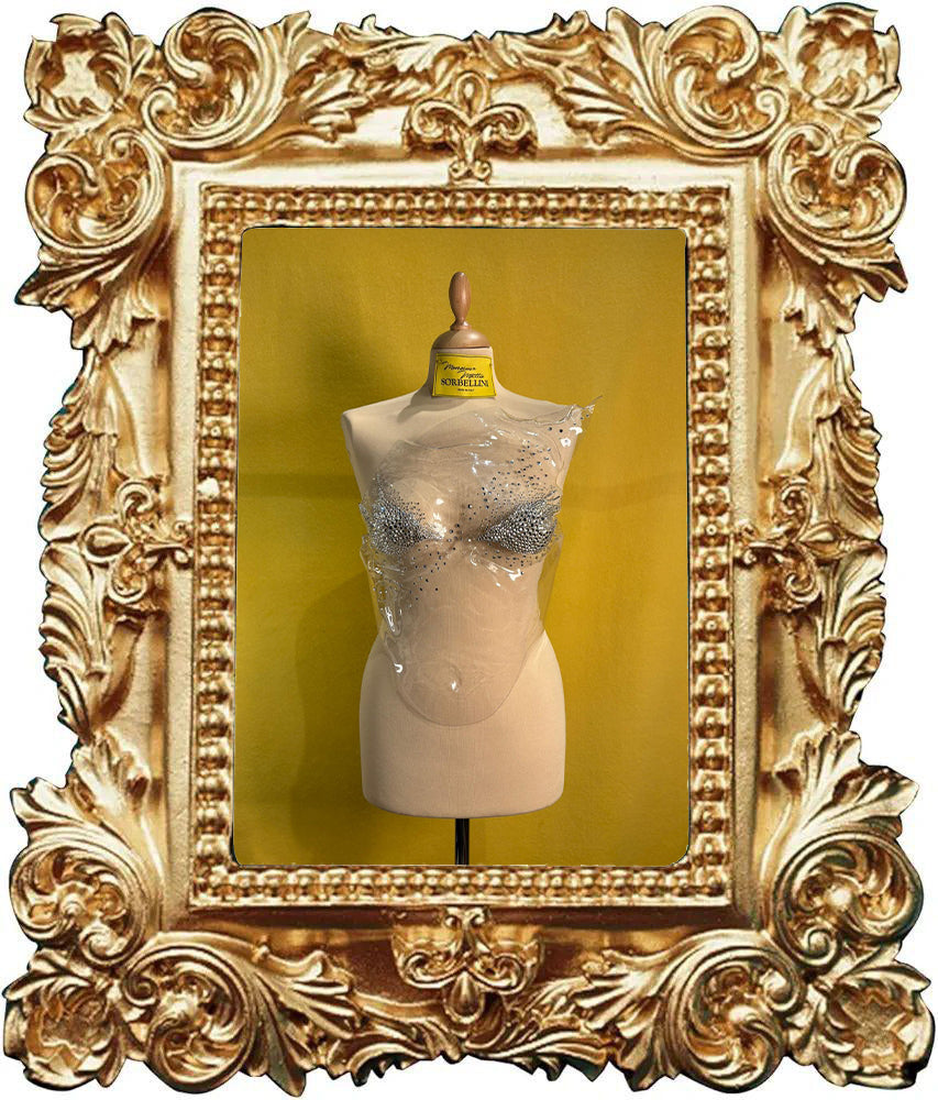 Bustier termoplastico cristalli