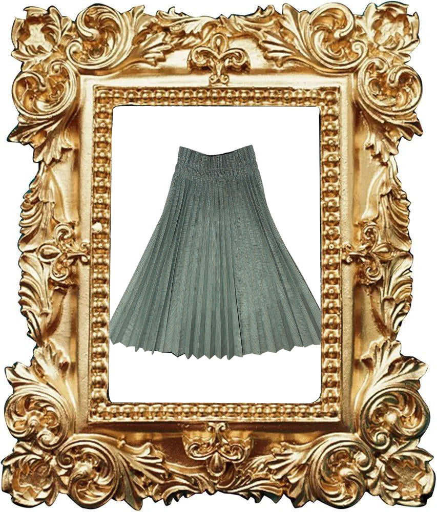 Gonna plisset in micro pies de puole