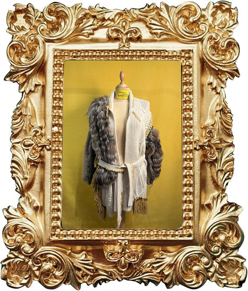 Maxi maglione Apocalisse con cintura