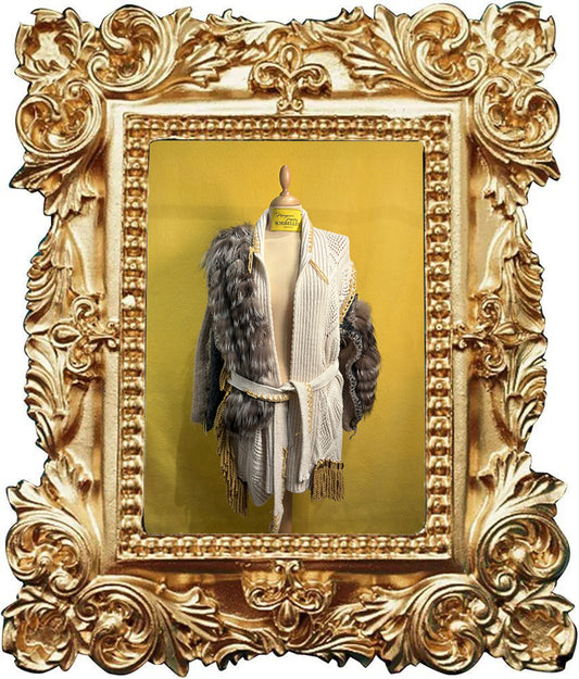 Maxi maglione Apocalisse con cintura