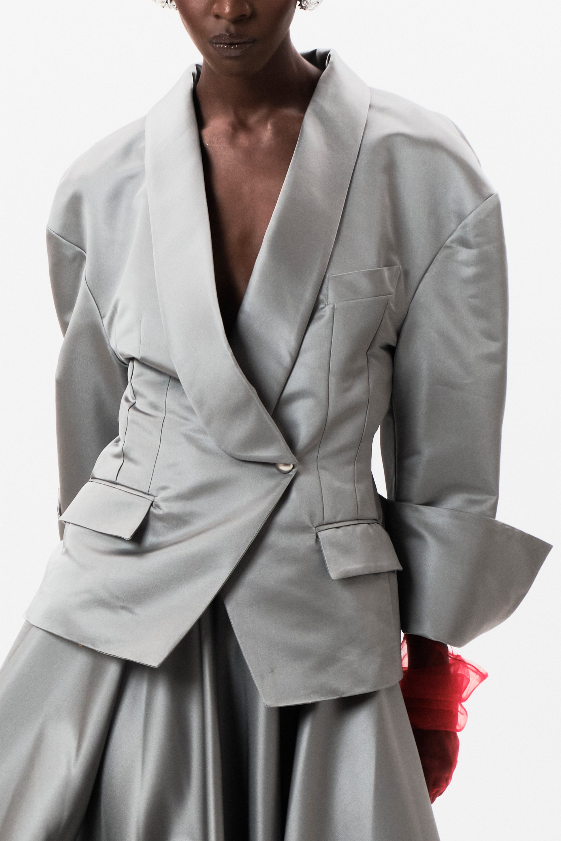 Daphne jacket silver