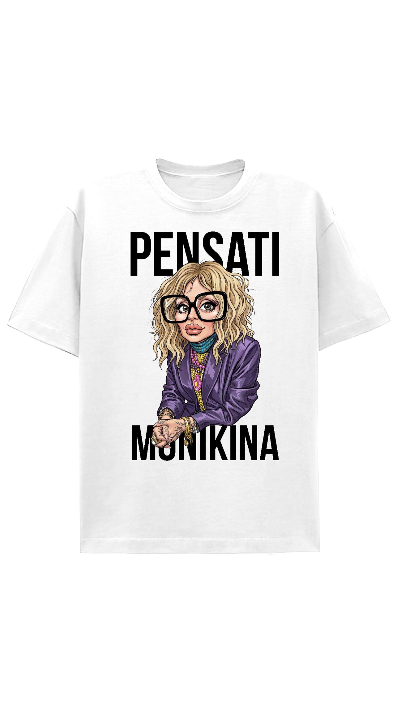 T-shirt "Pensati Monikina"