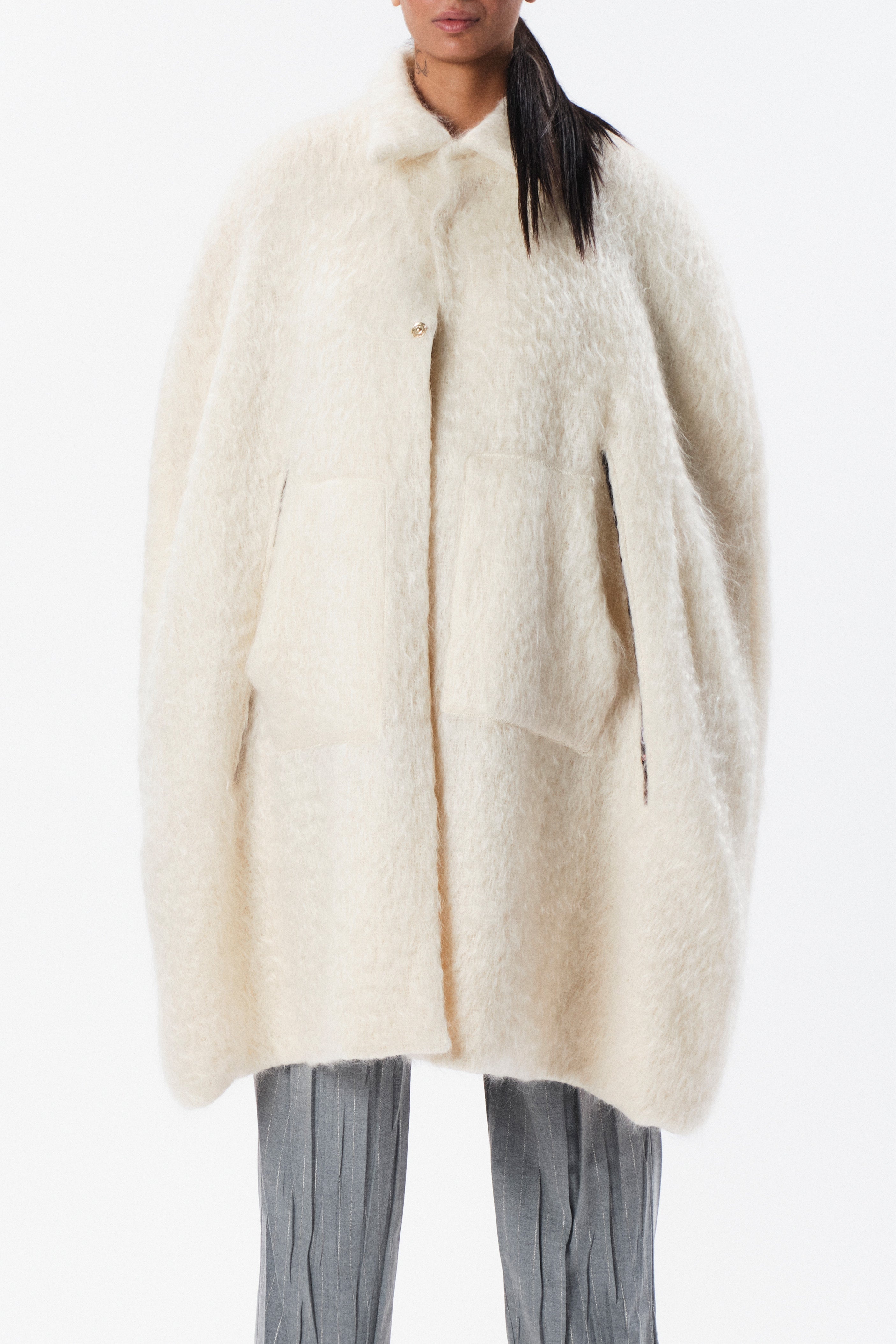 Mantella in lana mohair