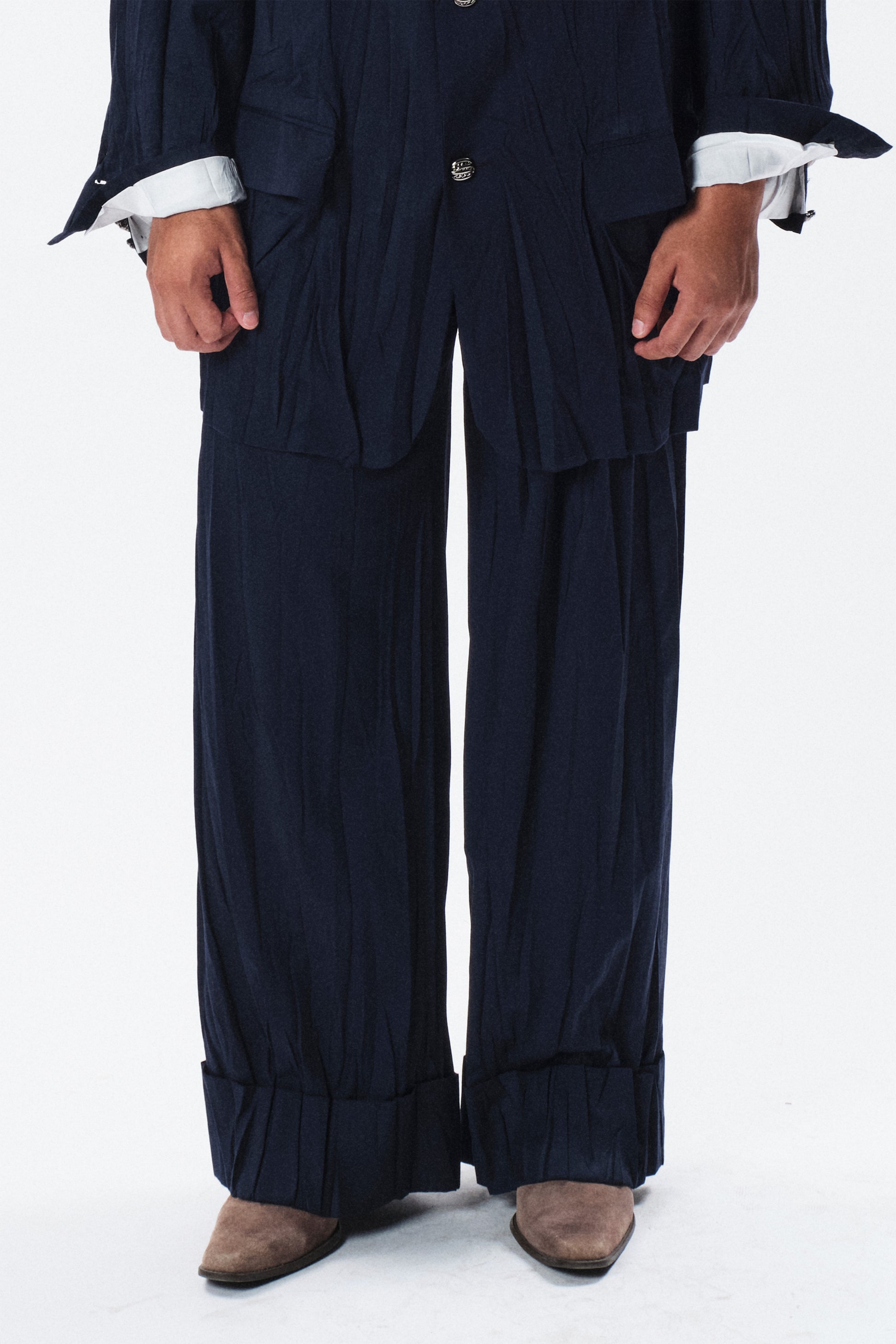 Pantalone Olimpiade in lana blu