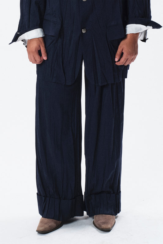 Pantalone Olimpiade in lana blu