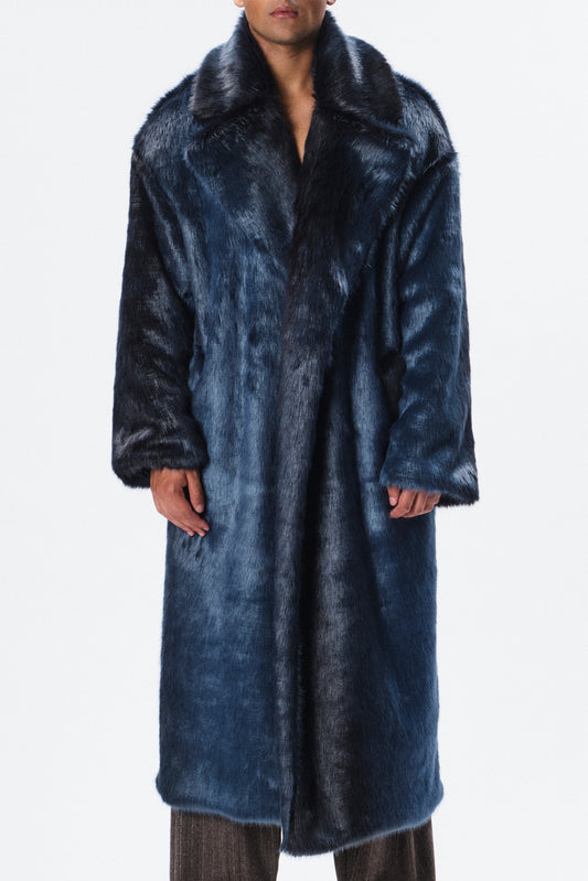 Cappotto Ludwig eco pelliccia degrade