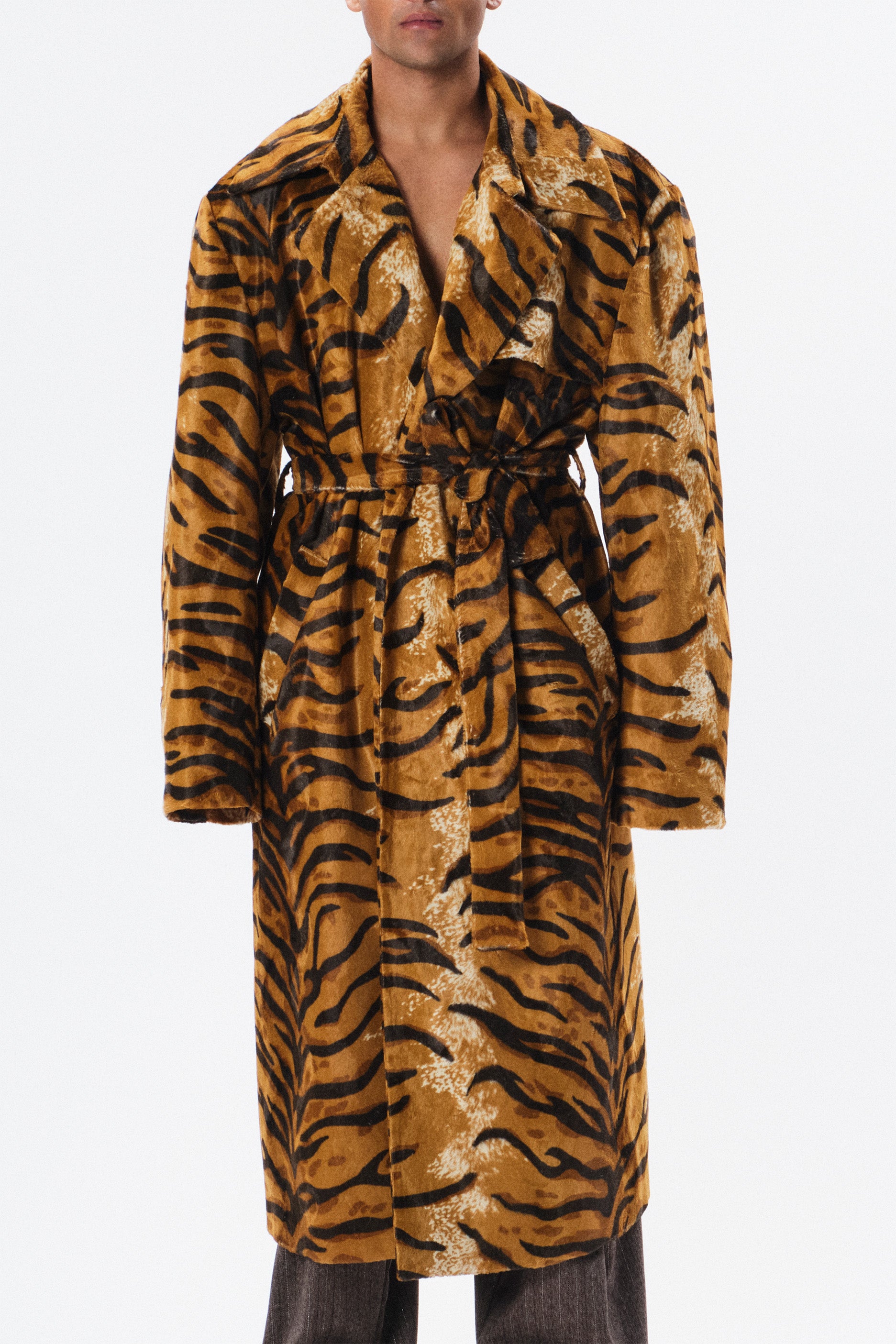 Trench Ludwig in eco fur