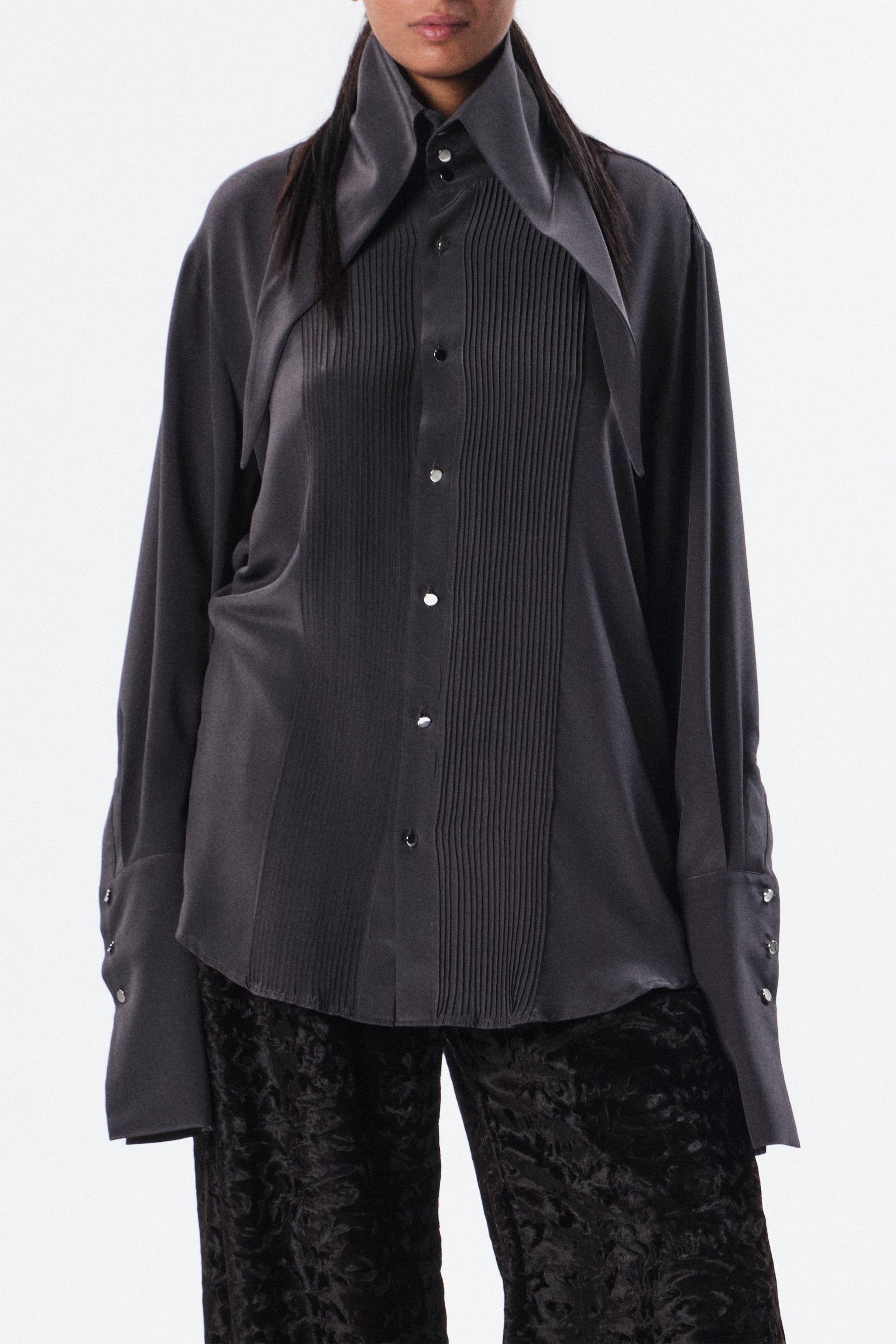Camicia Volpetta in crepe de chine