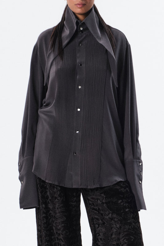 Camicia Volpetta in crepe de chine