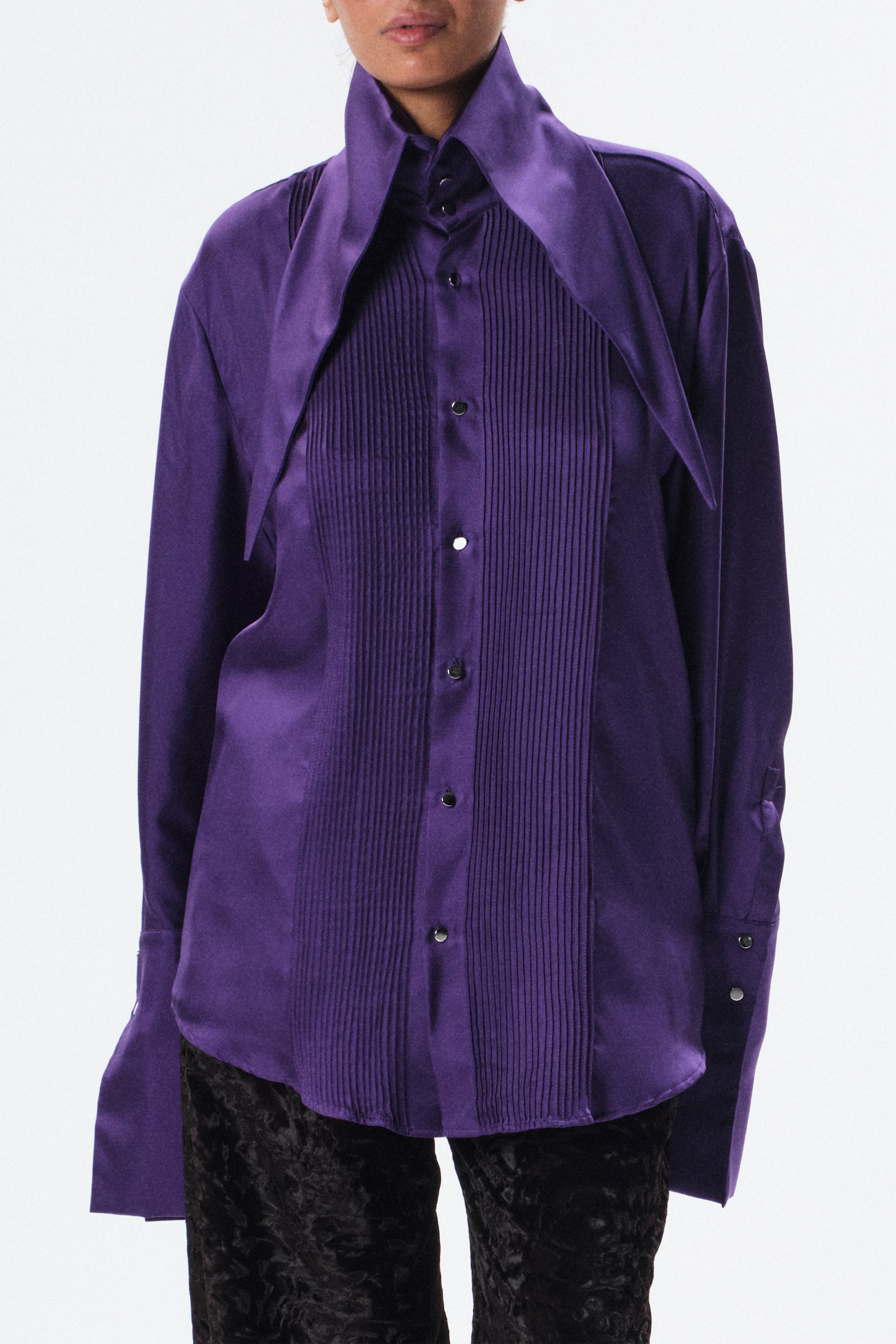 Camicia Volpetta viola