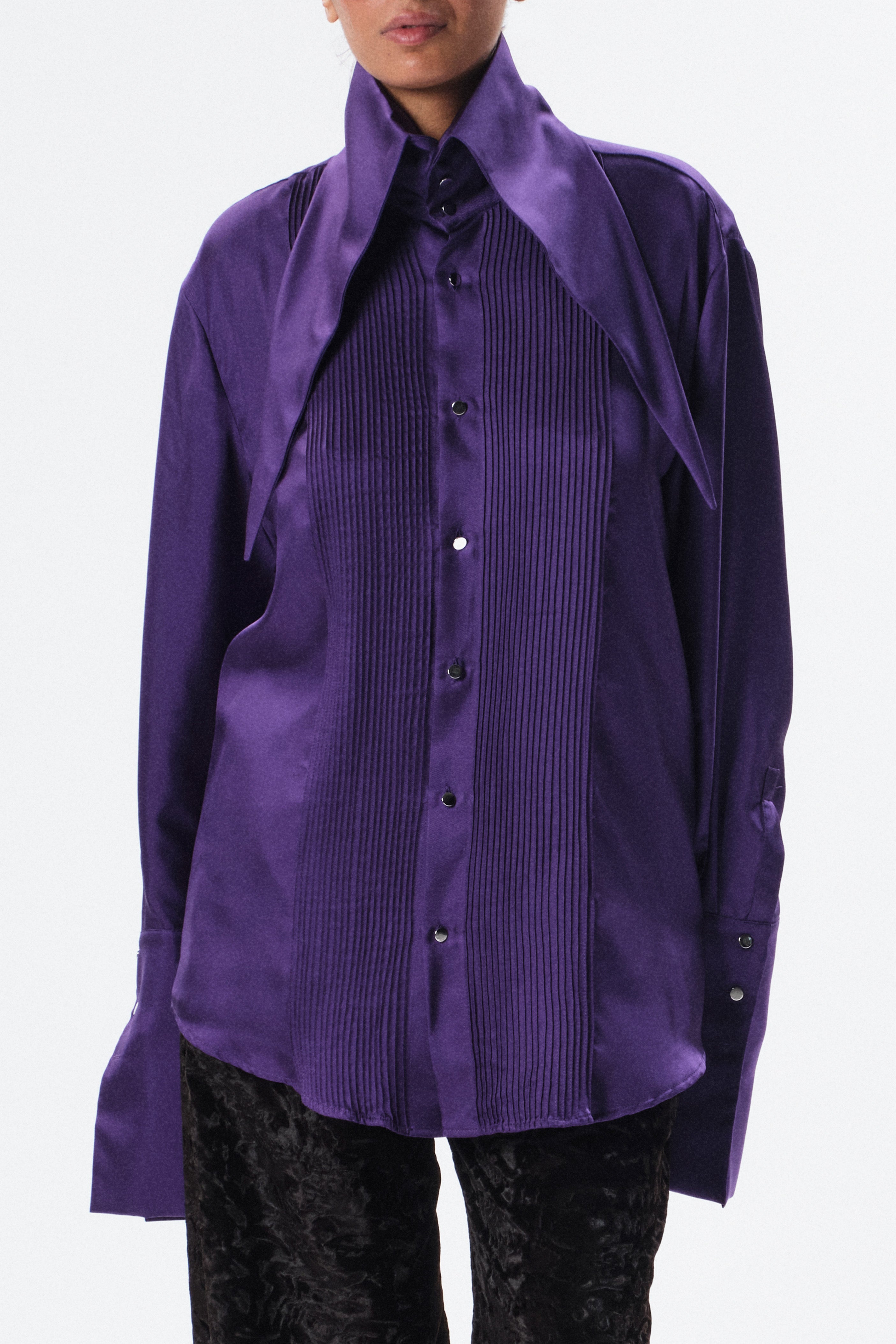 Camicia Volpetta viola